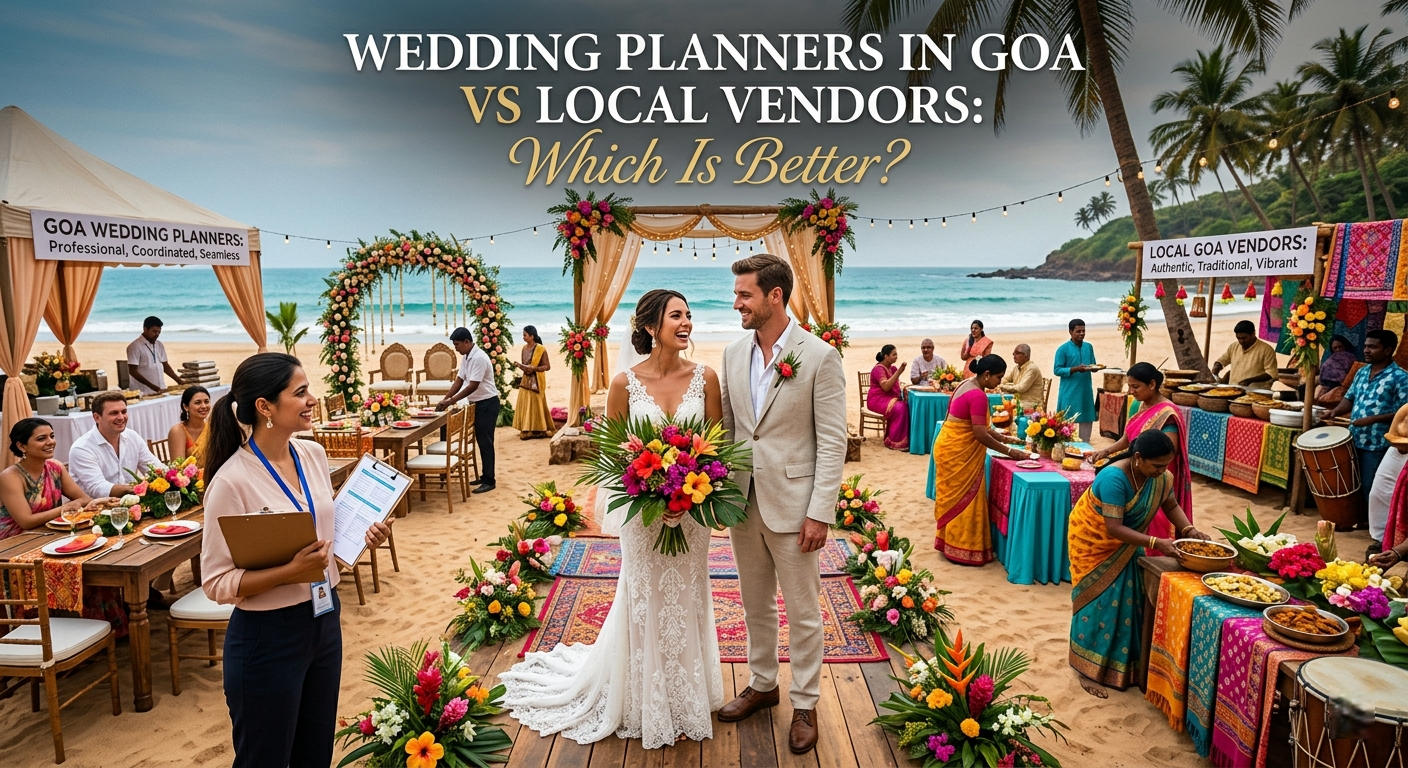 Wedding Planners in Goa vs Local Vendors